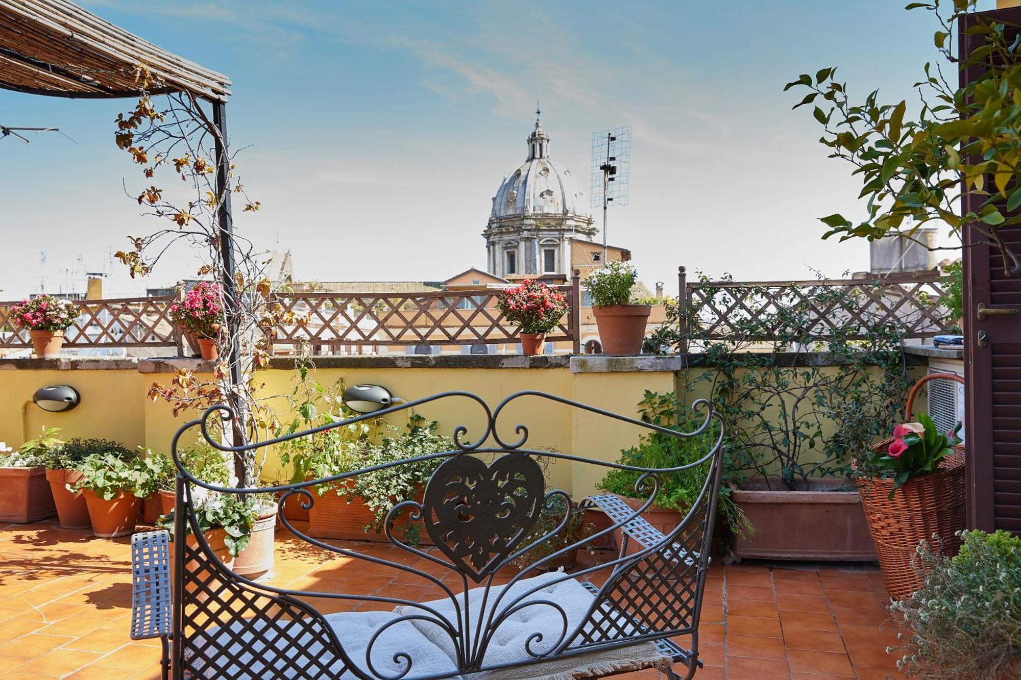 Trasteverehome - Attic Terrace Center Of Rome Baroque 外观 照片