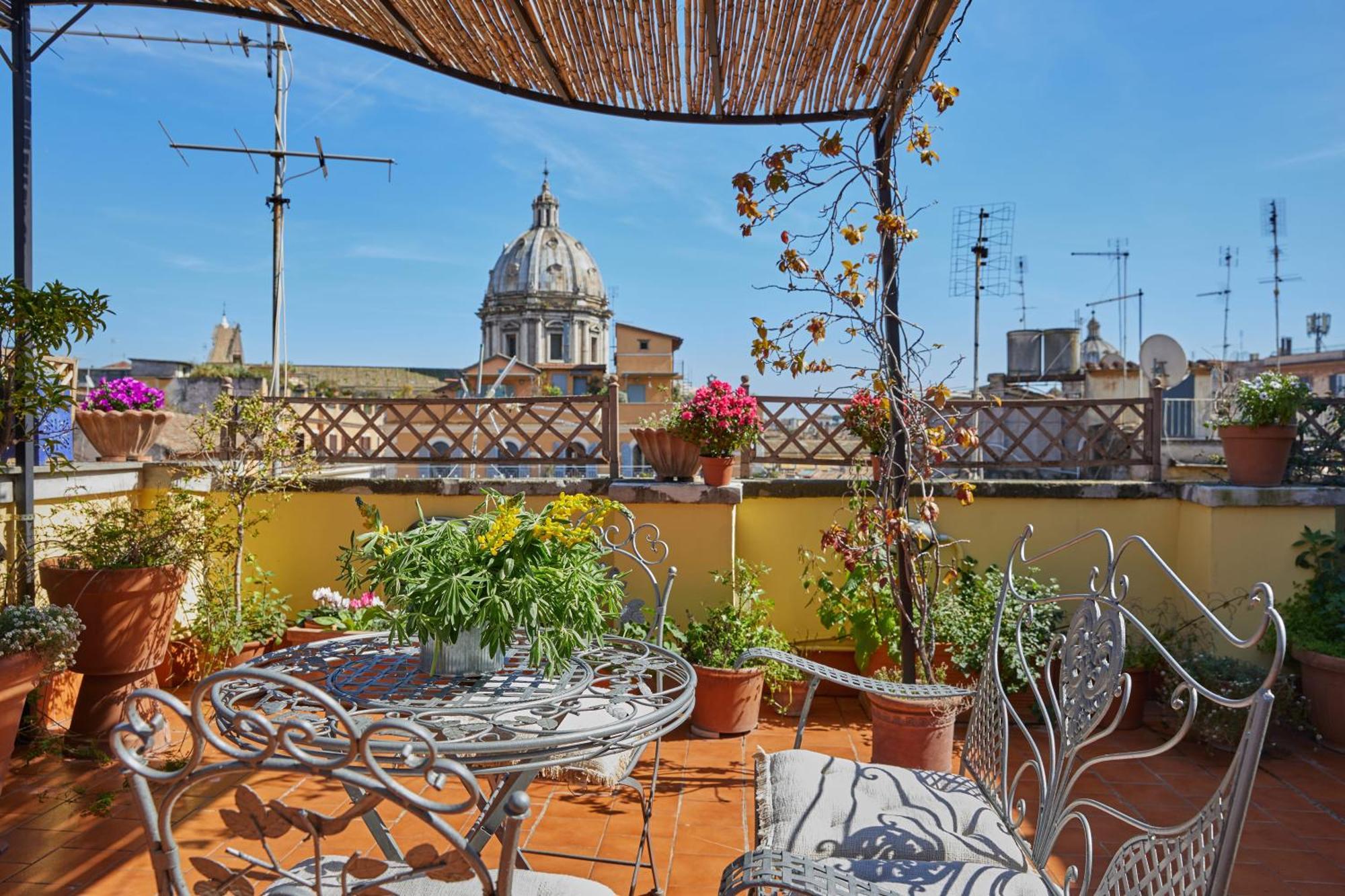 Trasteverehome - Attic Terrace Center Of Rome Baroque 外观 照片