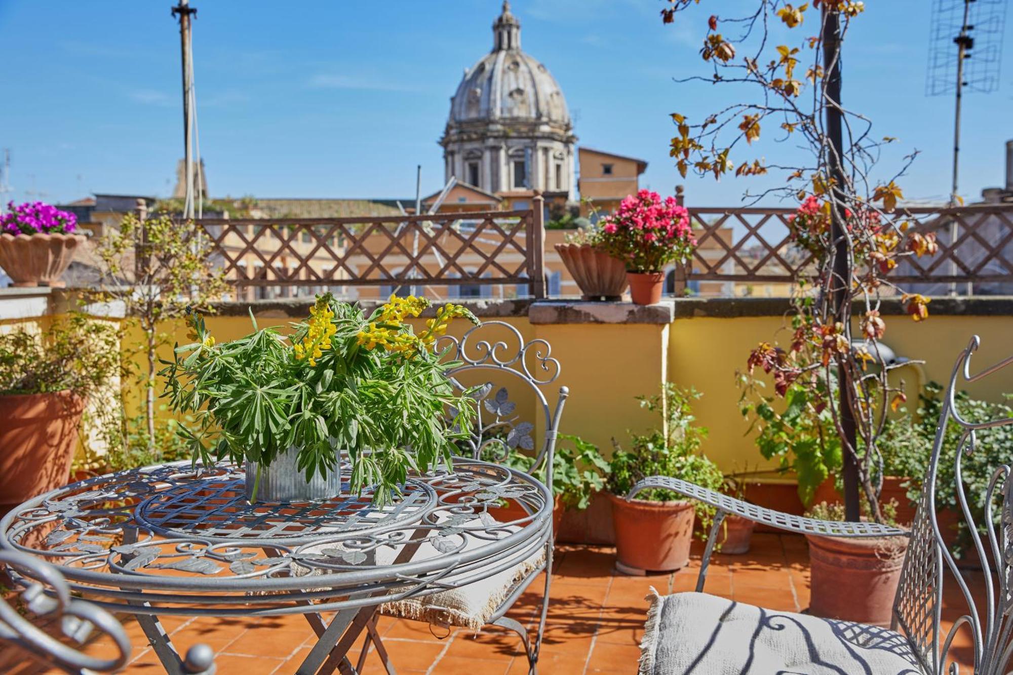 Trasteverehome - Attic Terrace Center Of Rome Baroque 外观 照片