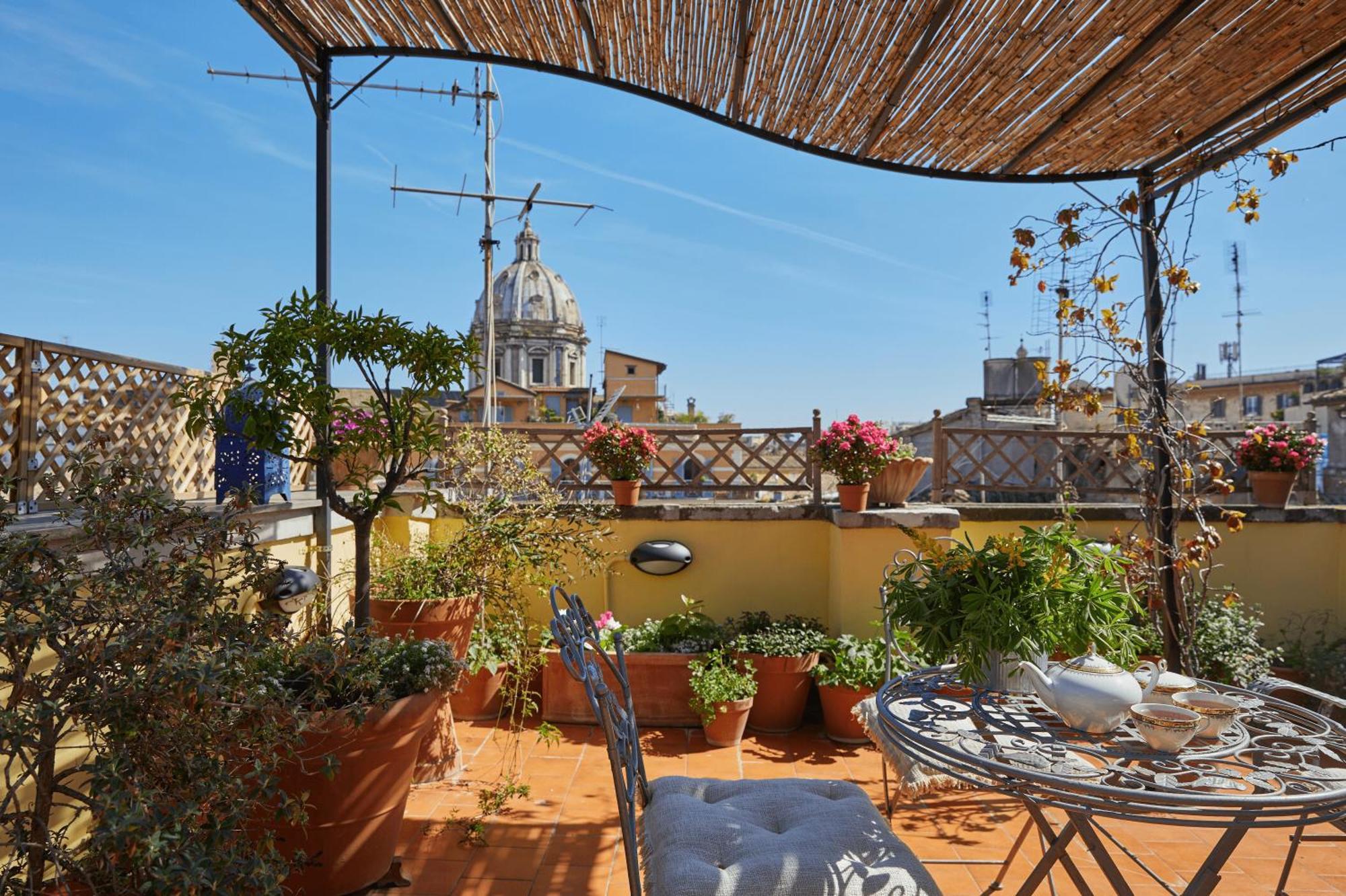 Trasteverehome - Attic Terrace Center Of Rome Baroque 外观 照片